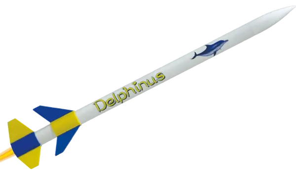 Klima Delphinus model rocket kit - Quick and Easy 2 Stage Payloader Rocket, A Great Quality Kit model rocketry