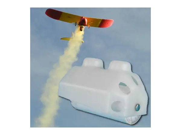 Hull mount for smoke (AX-9, AX-18, AX-60) model rocketry
