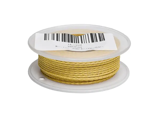 1,3 mm 16 m (50 ft) Kevlar-koord schoklijn gevlochten 136 kg (300 lb) [CLONE] [CLONE]