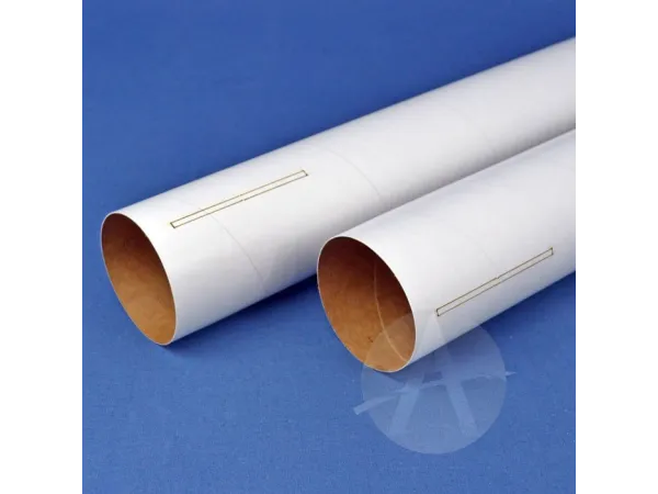 66mm x 457mm (18") BT80 (BT-80) 3 x slotted body tube air frame model rocketry