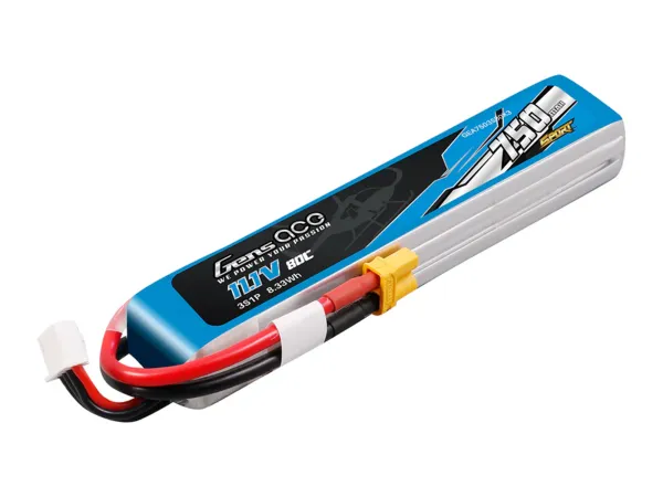 Baterie Gens Ace Li-Pol Lithium-polymerová Sport 3S 11,1V 750mAh 80C s XT30