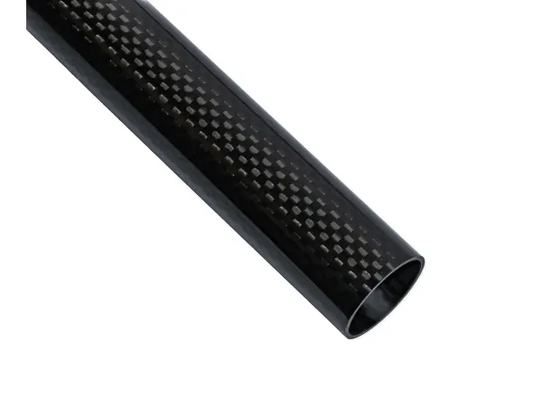 22 mm yderdiameter 20 mm inderdiameter - 3K kulfiberrør - 500 mm længde - højstyrke luftrammehus model rocketry