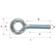M4 x 20mm eye bolt screw zinc plated [CLONE] [CLONE] [CLONE], Opciones de producto: Perno de argolla M6 x 30 mm, 2 image