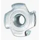 M3 x 5mm 4zubová T matice - 5ks - hloubka 4,2mm, Možnosti produktu: M3 x 5mm T Nut, 2 image