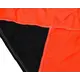 96" (2438mm) Crossfire reinforced topflight parachute (Neon Orange / Black), 2 image model rocketry